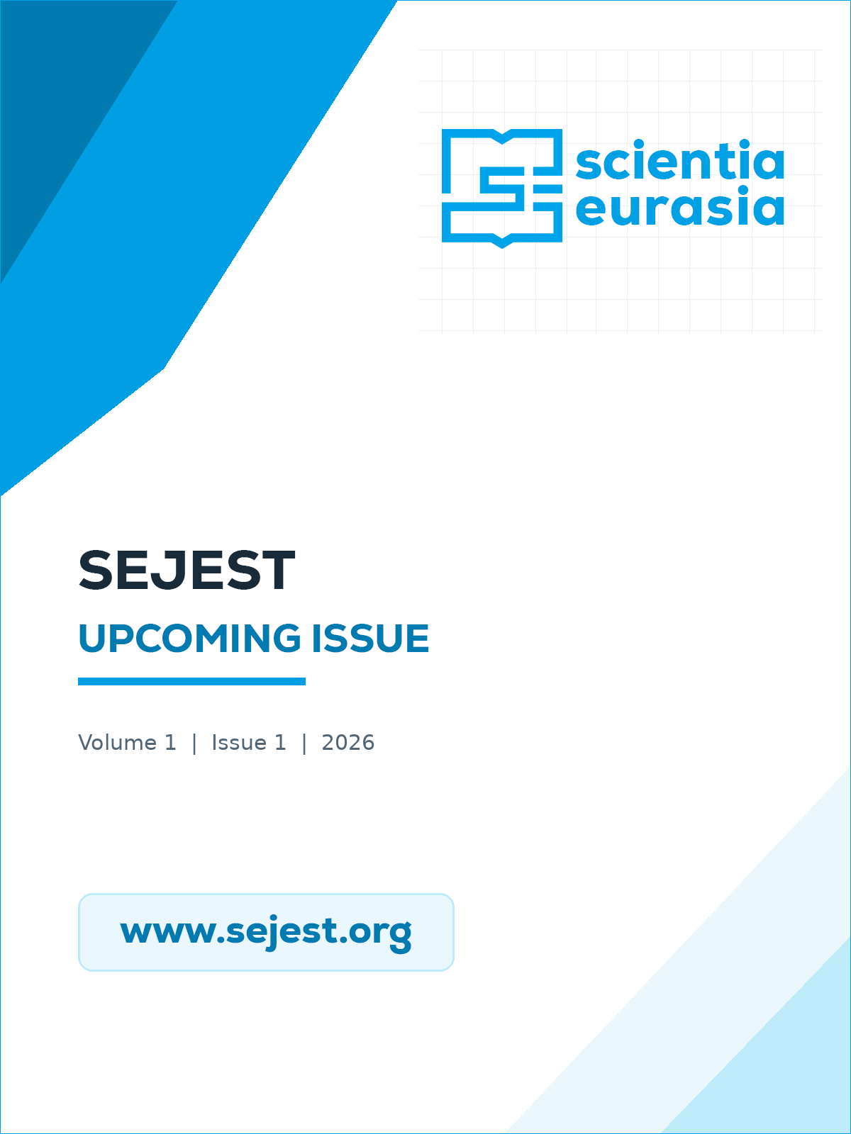 IJEST design preview issue cover - demo content